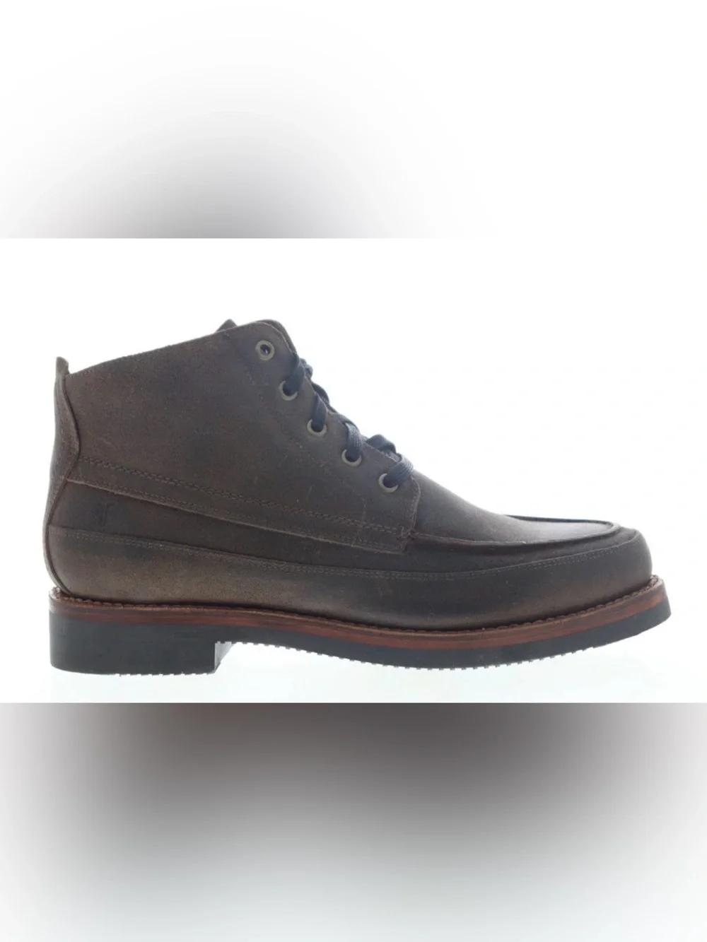 Frye Field Lace Up Mens Brown Leather High Top
